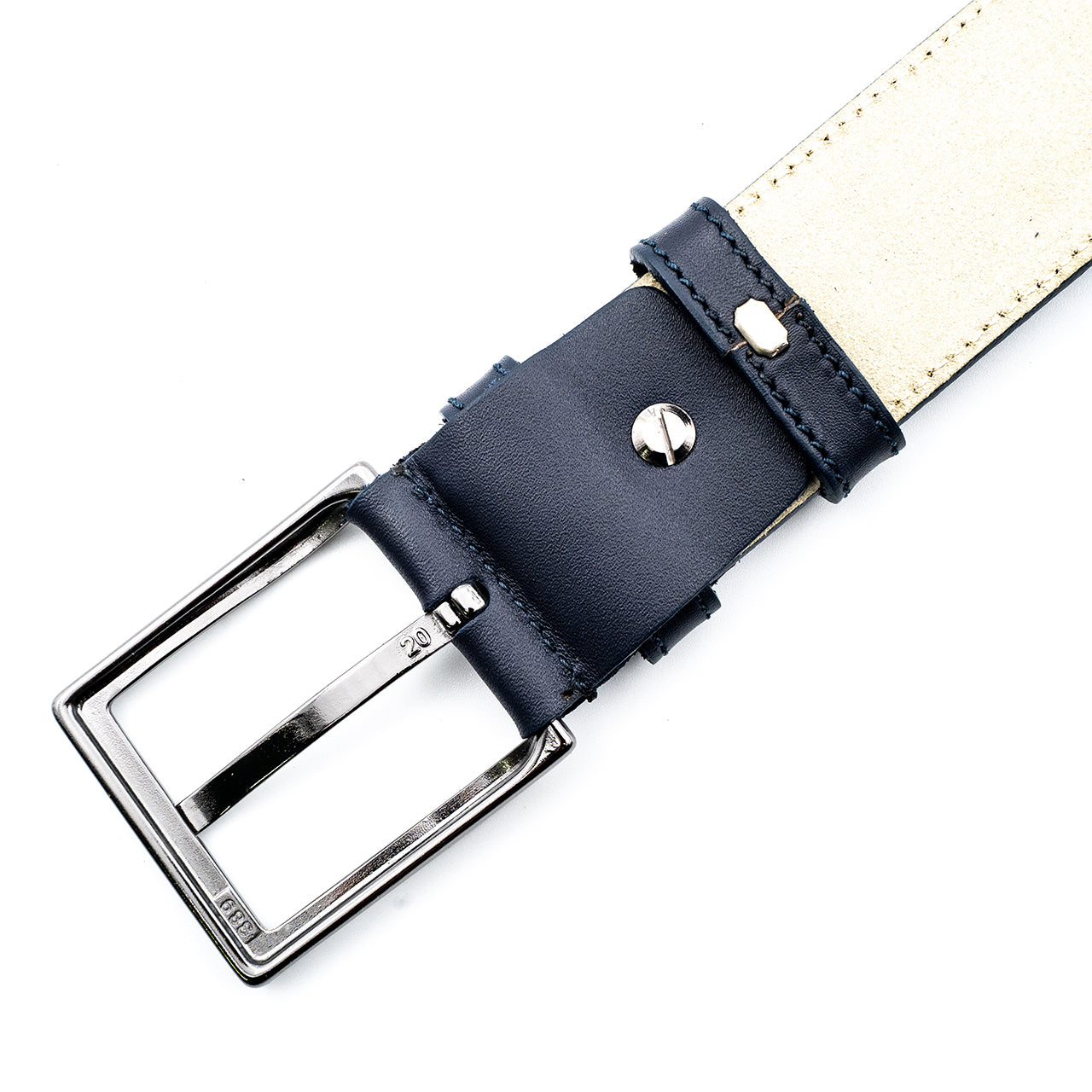 Curea de Bărbați pentru Blugi din Piele Naturală 4 CM– Structură Dual-Layer și Autenticitate Casual