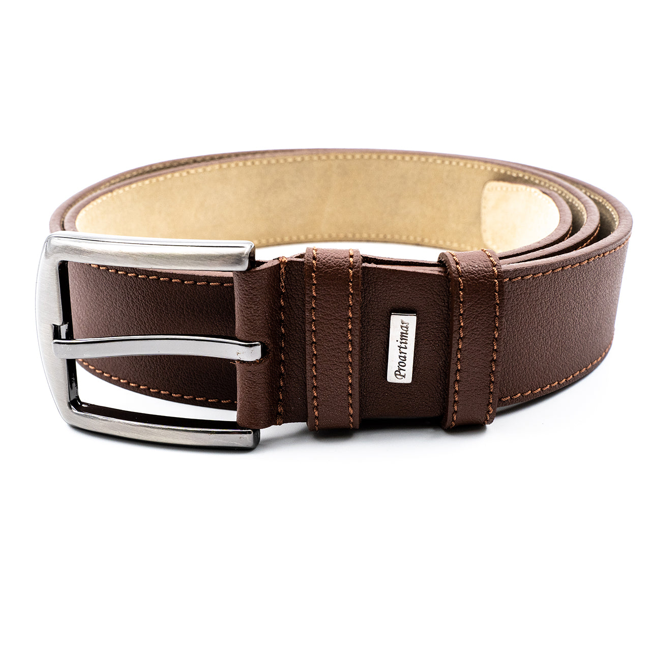 Curea de Bărbați pentru Blugi din Piele Naturală 4 CM– Structură Dual-Layer și Autenticitate Casual