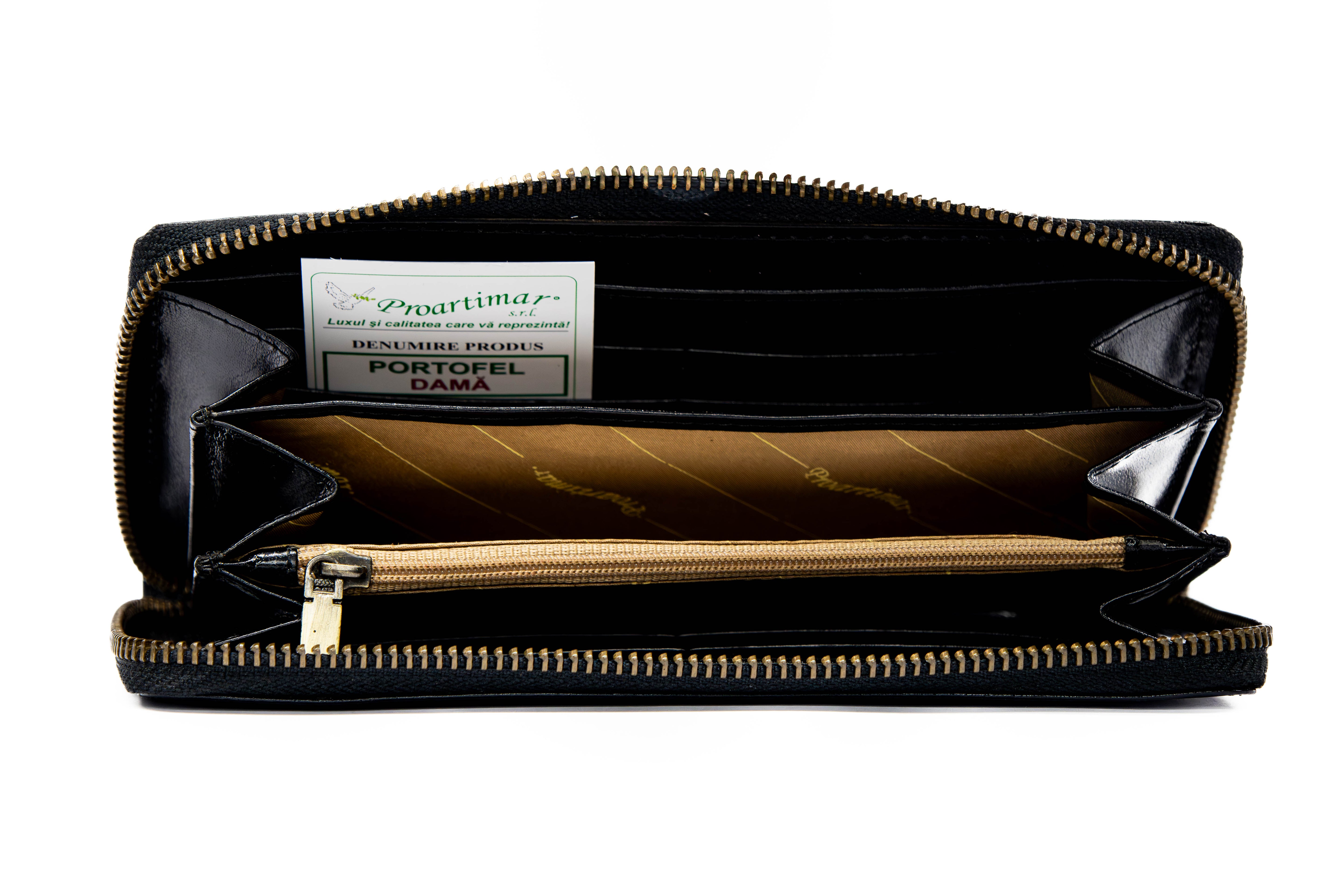 Portofel Elegant Dama din Piele Naturala Analin Sport cu Protectie RFID