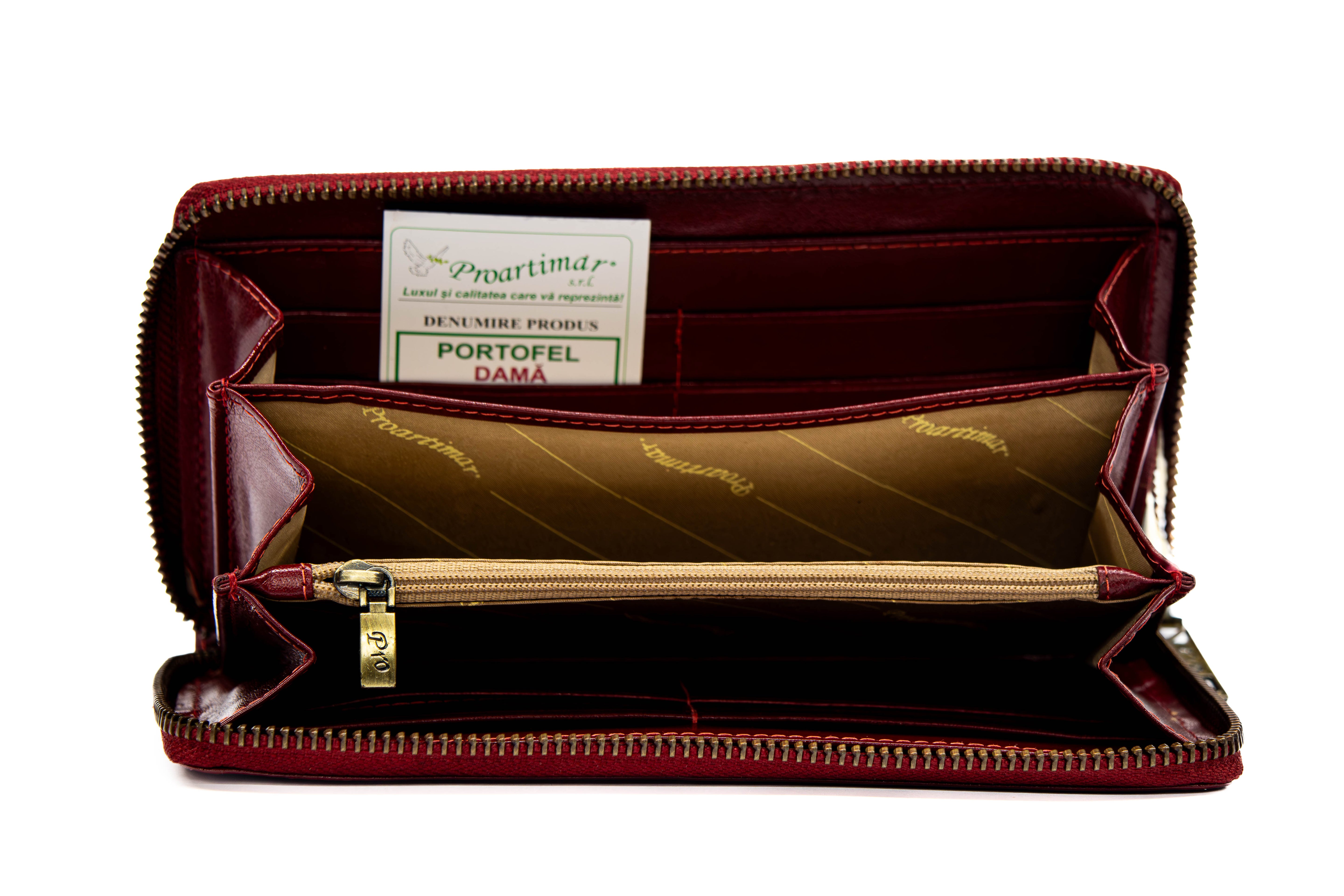 Portofel Elegant Dama din Piele Naturala Analin Sport cu Protectie RFID