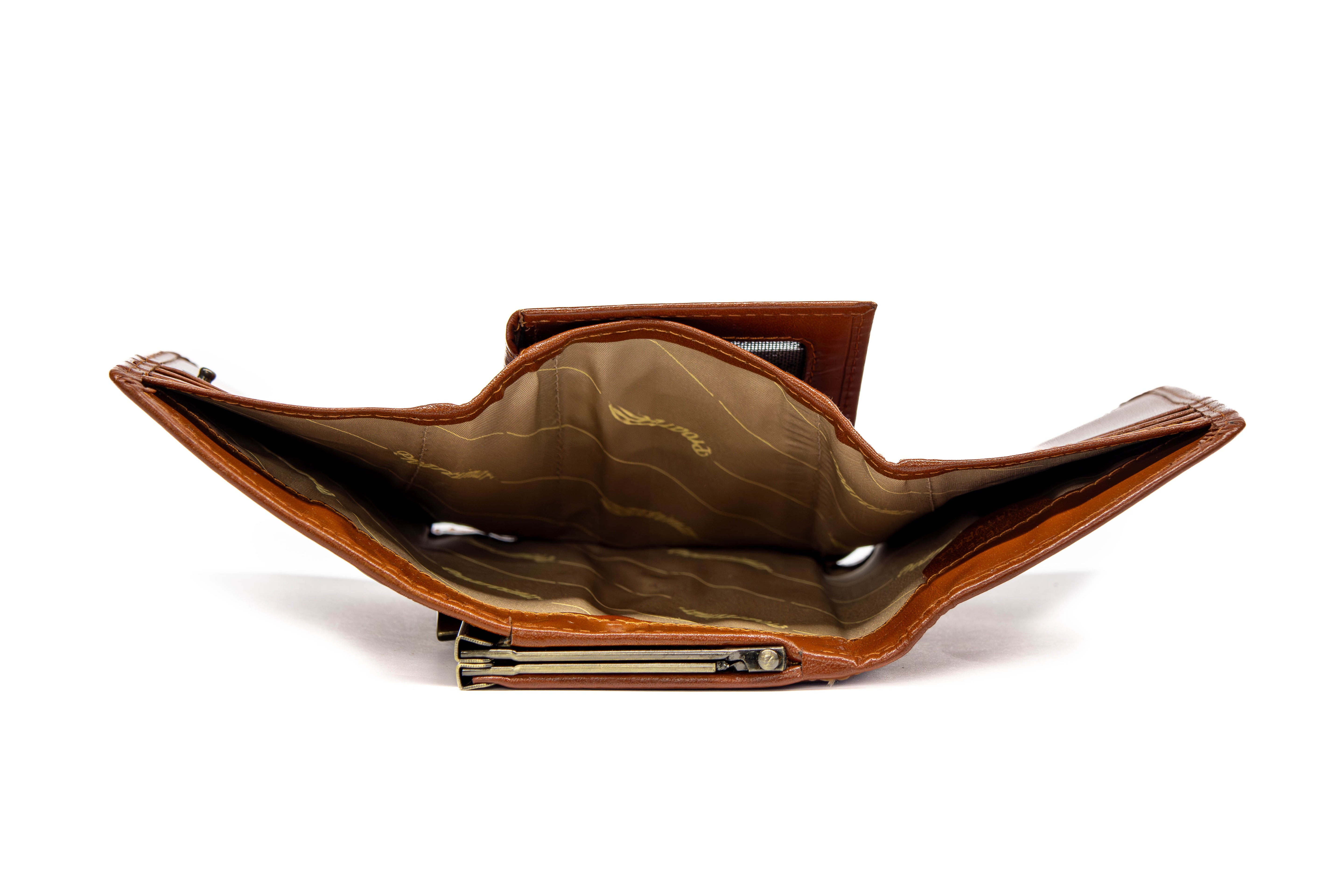 Portofel Elegant de Dama din Piele Naturala Analin Lux Si Eleganta cu Protectie RFID