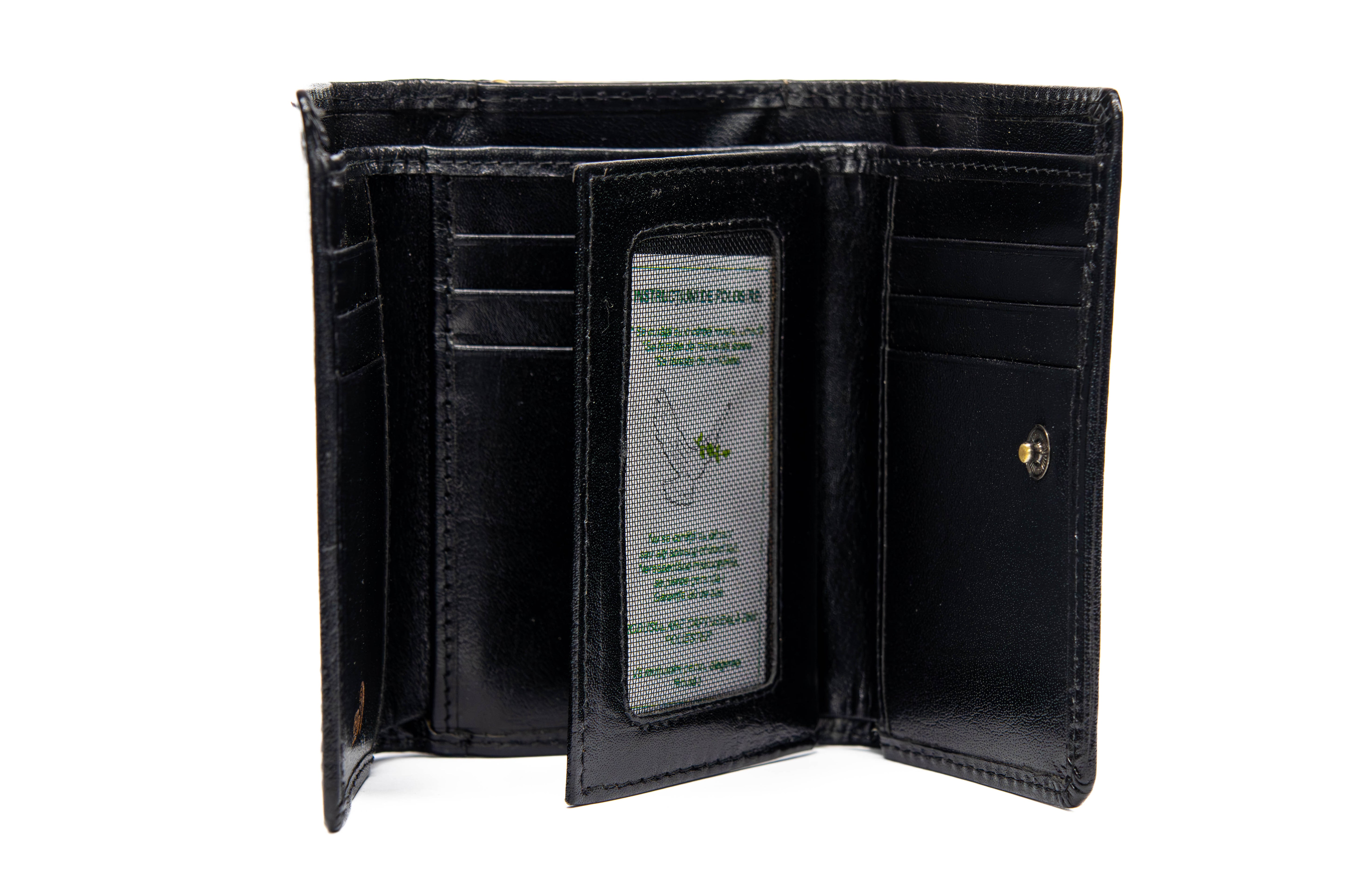 Portofel Elegant de Dama din Piele Naturala Analin Lux Si Eleganta cu Protectie RFID