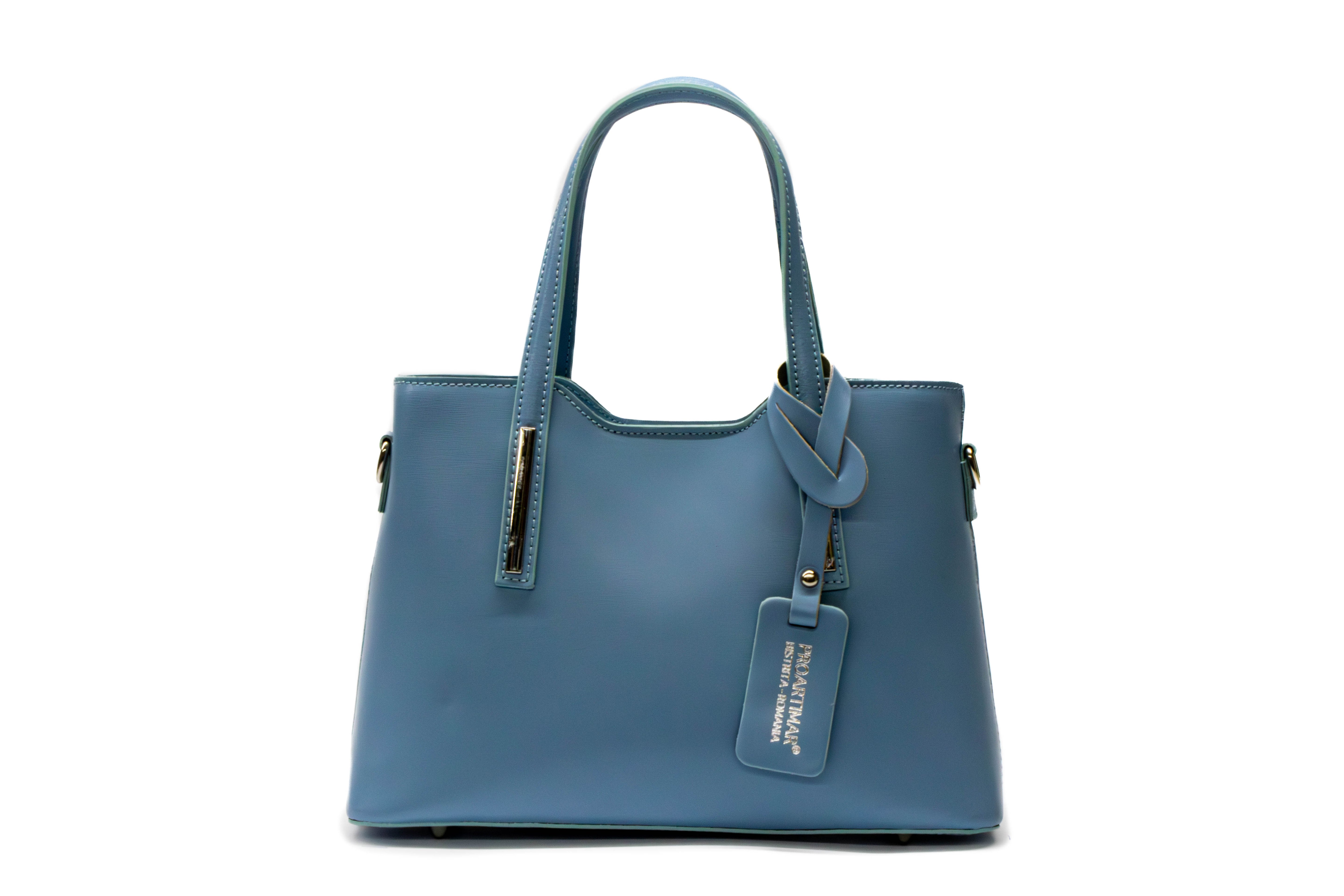 Poseta Dama Piele Naturala Parmelat – Eleganța Dior, Calitate Autentica Baby Blue