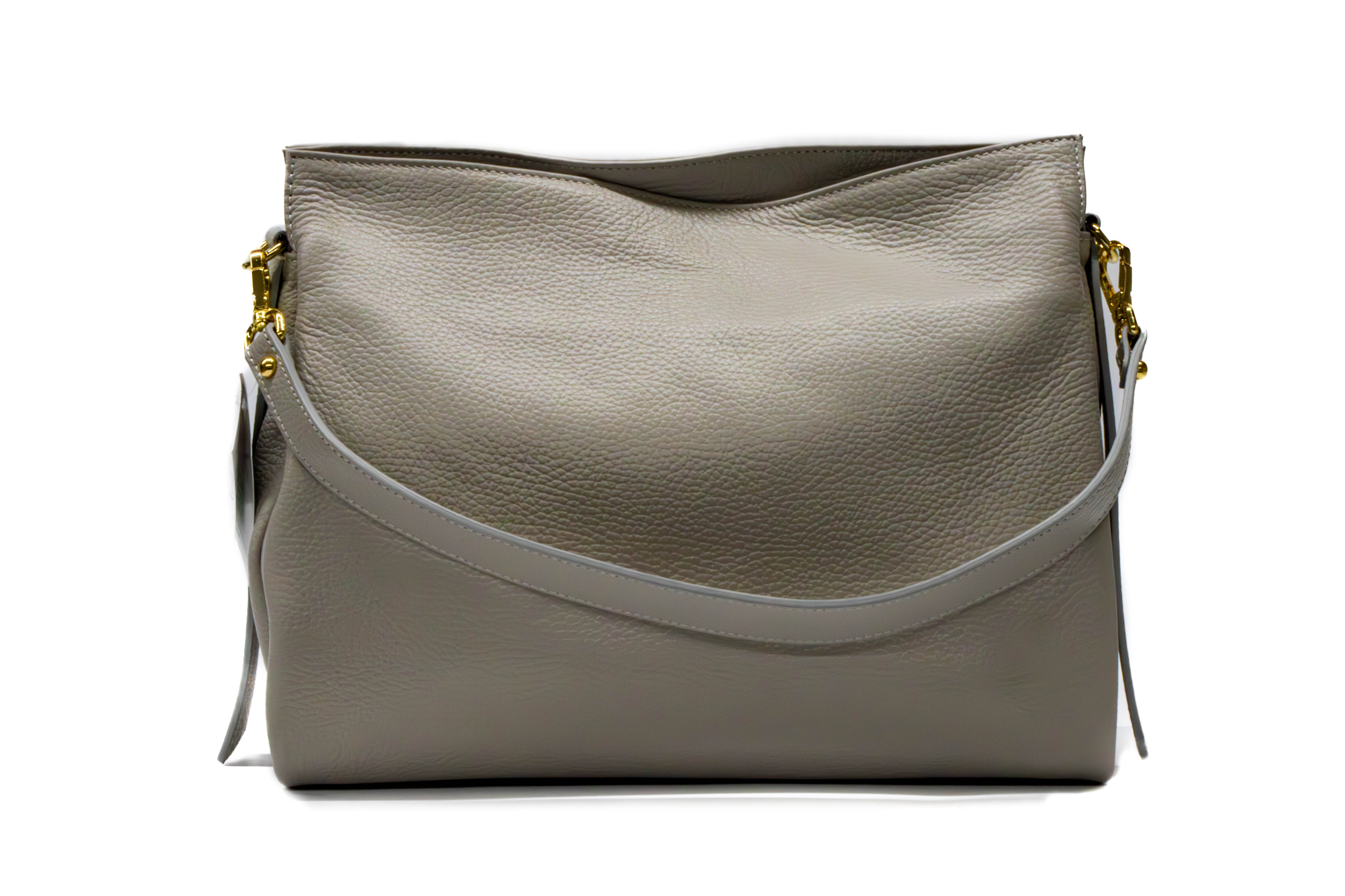 Poseta Dama Piele Naturala Dollar – Calitate Premium, Stil Inconfundabil, Stil Iconic Gri Deschis