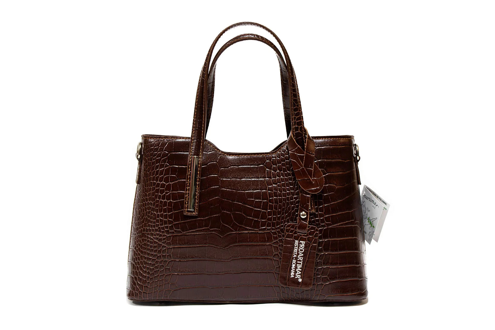 Geanta Dama Eleganta din piele naturala cu imprimeu Croco , eleganta , luxoasa, Premium,compartimentare practica