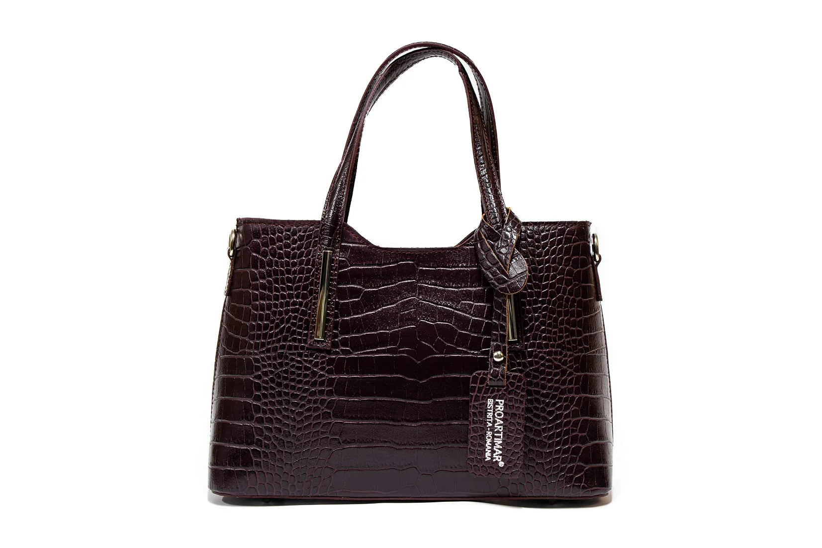Geanta Dama Eleganta din piele naturala cu imprimeu Croco , eleganta , luxoasa, Premium,compartimentare practica