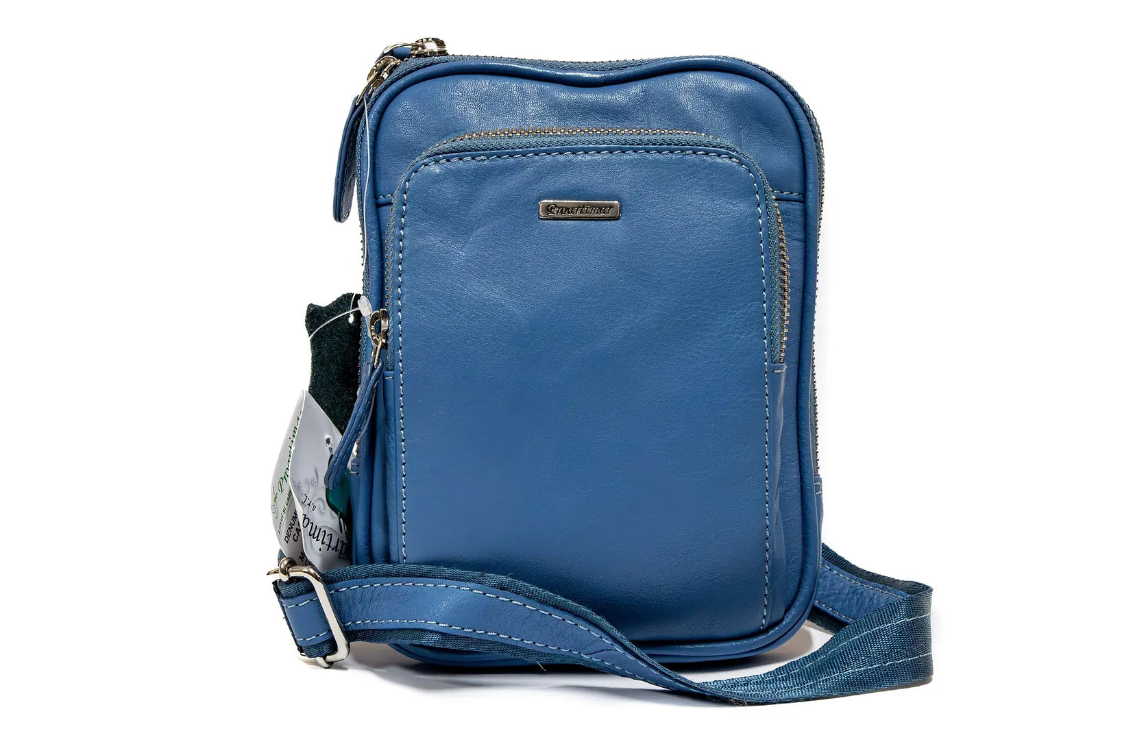 Geanta unisex sport din piele naturala de vitel tip DOLLAR 10101