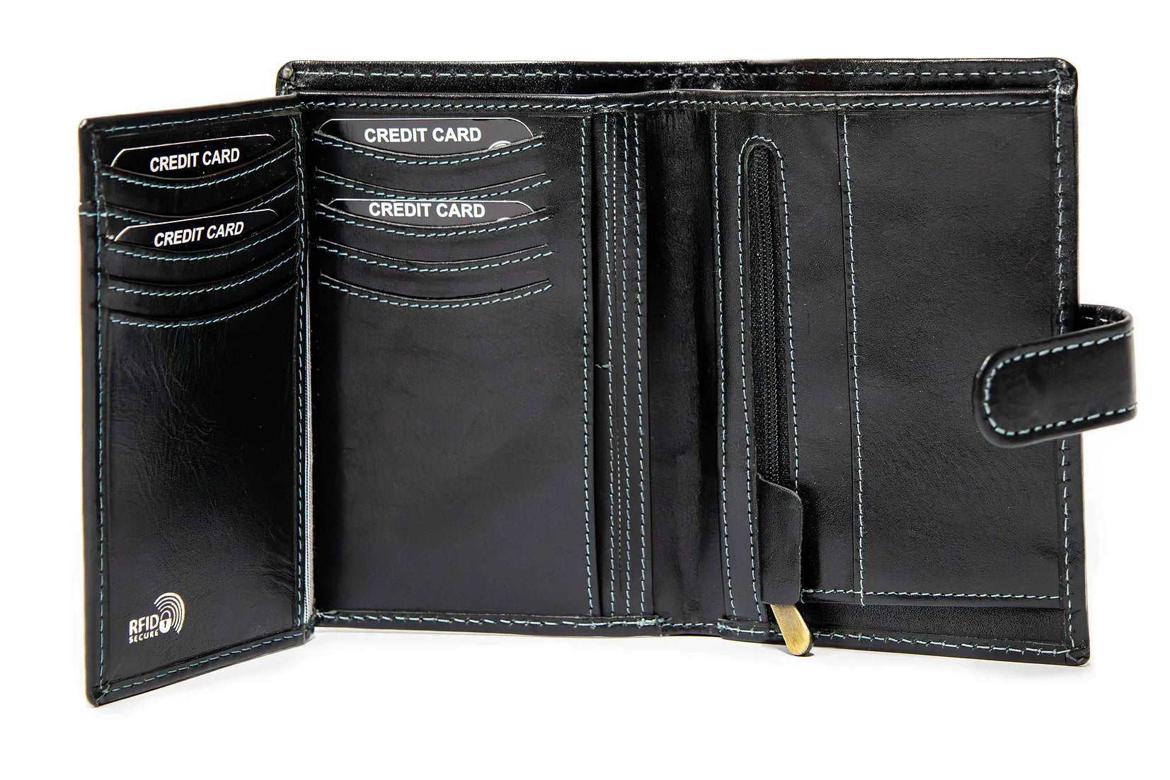 Portofel barbati din piele naturala tratata vegetal cu protectie RFID