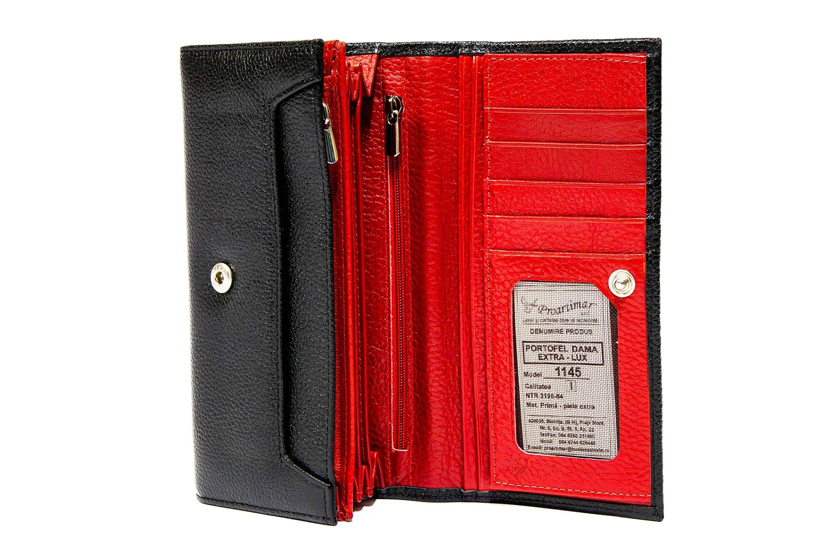 Portofel dama din piele naturala de vitel Charme