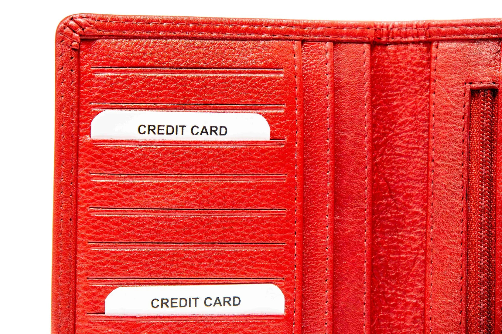 Portofel dama din piele naturala de vitel multi-card