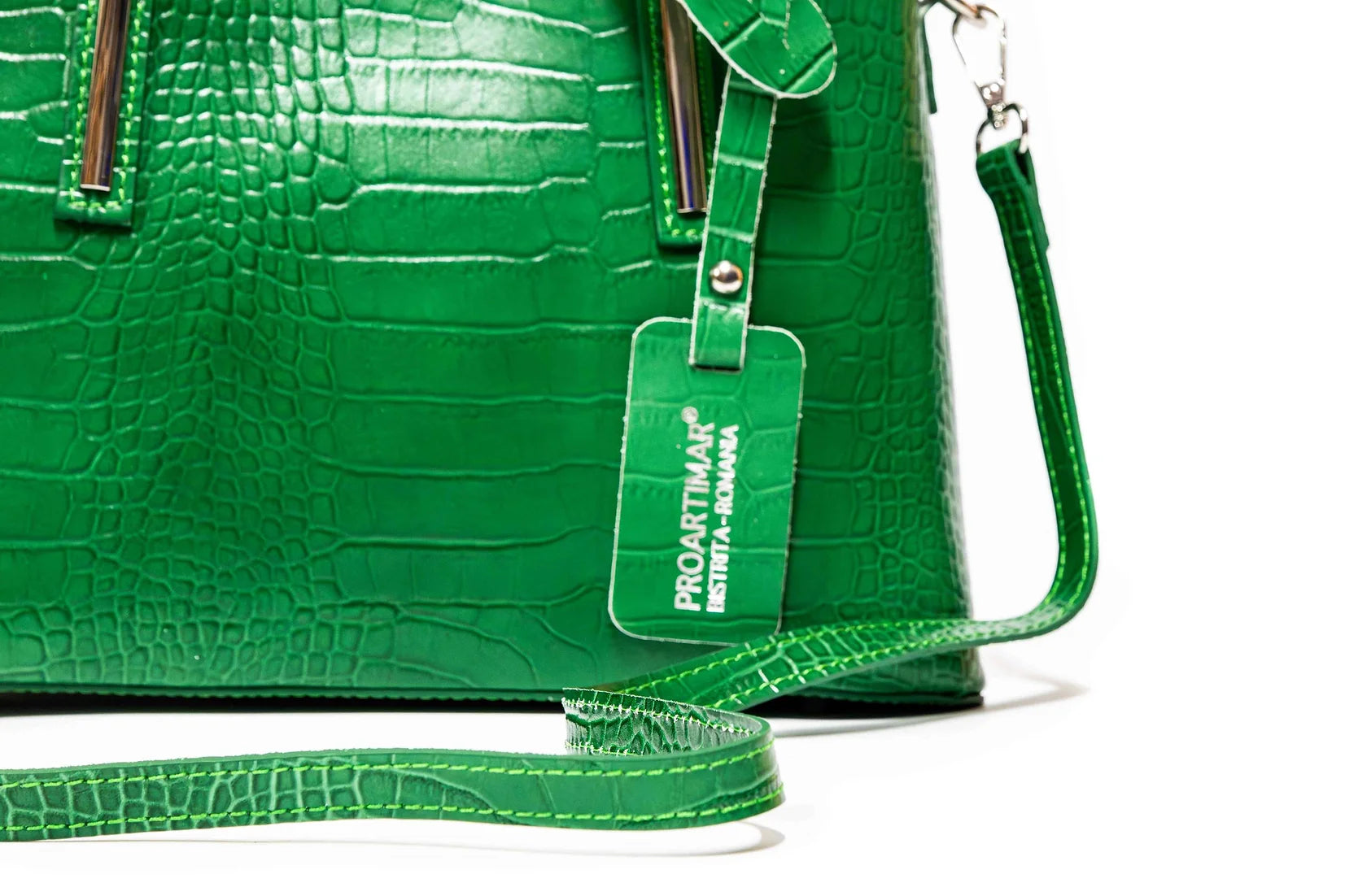 Geanta Dama Eleganta din piele naturala cu imprimeu Croco , eleganta , luxoasa, Premium,compartimentare practica