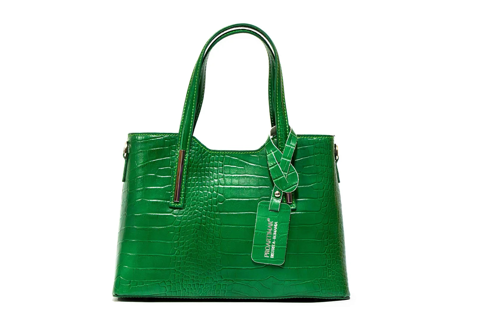Geanta Dama Eleganta din piele naturala cu imprimeu Croco , eleganta , luxoasa, Premium,compartimentare practica