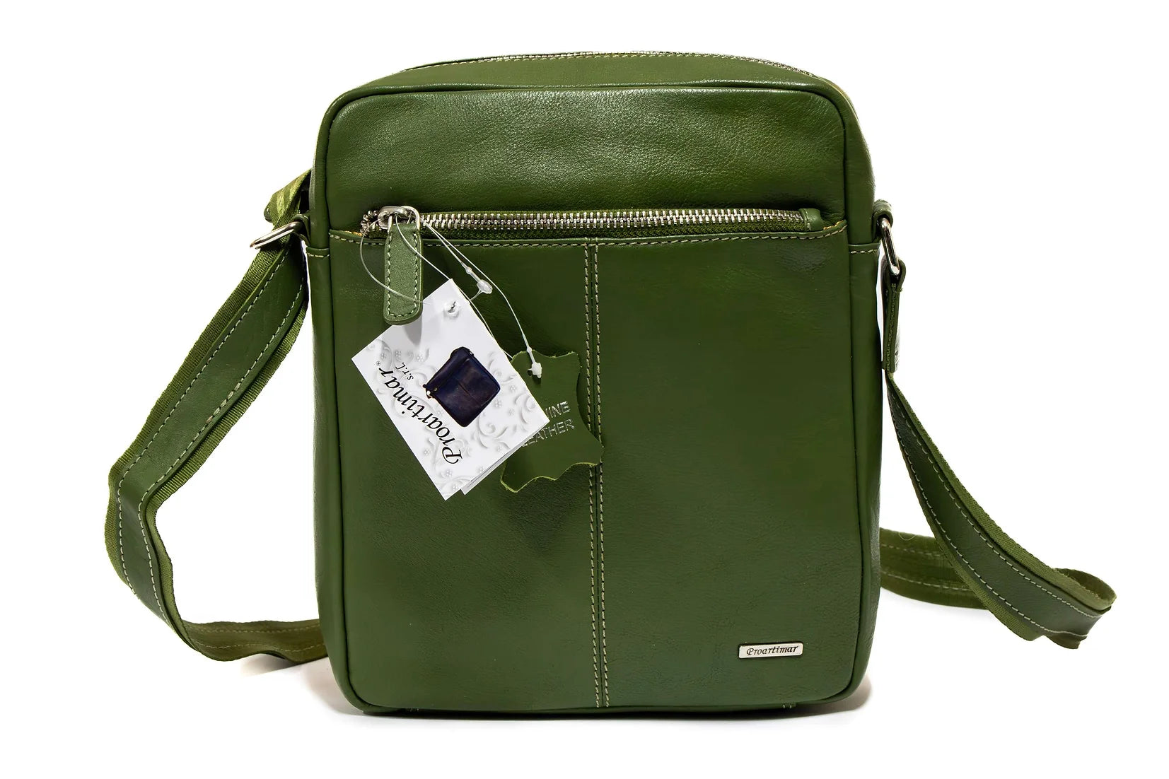 Geanta unisex sport din piele naturala de vitel tip DOLLAR 10133