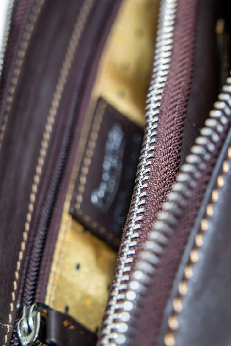 Borseta de mana barbati din piele naturala de vitel box superioara ,protectie RFID 10999