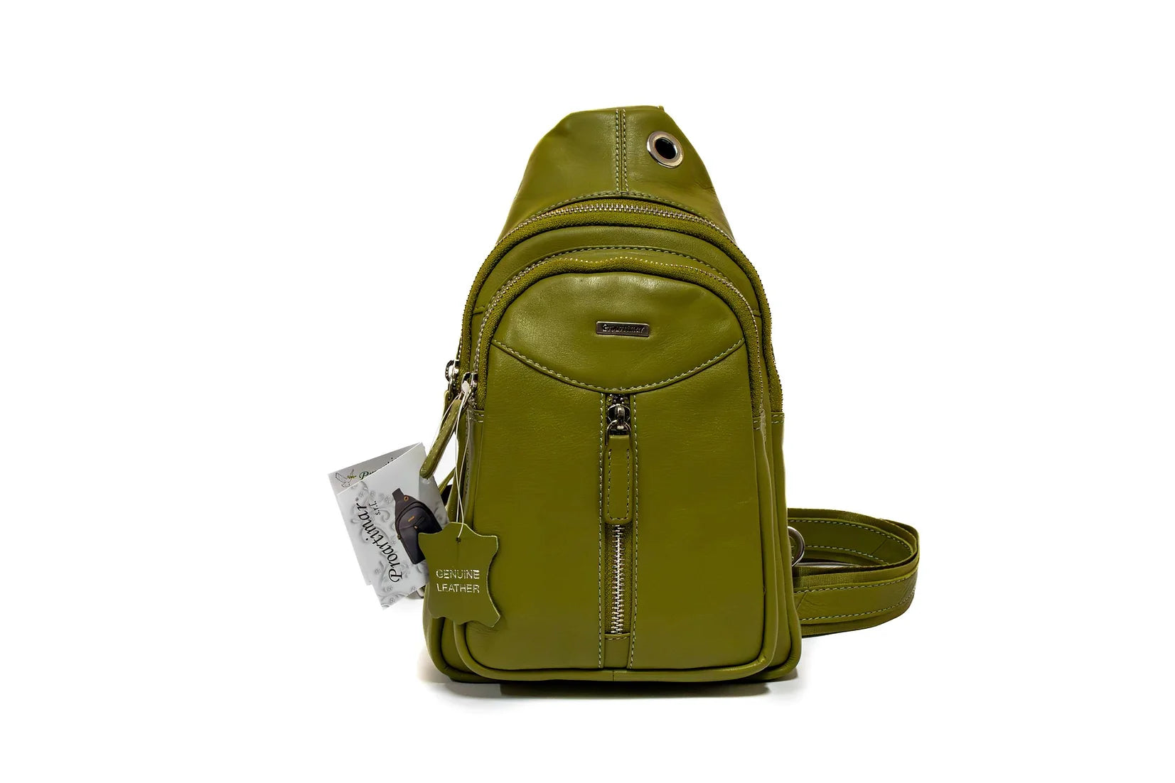 Geanta unisex sport din piele naturala de vitel tip DOLLAR 10109
