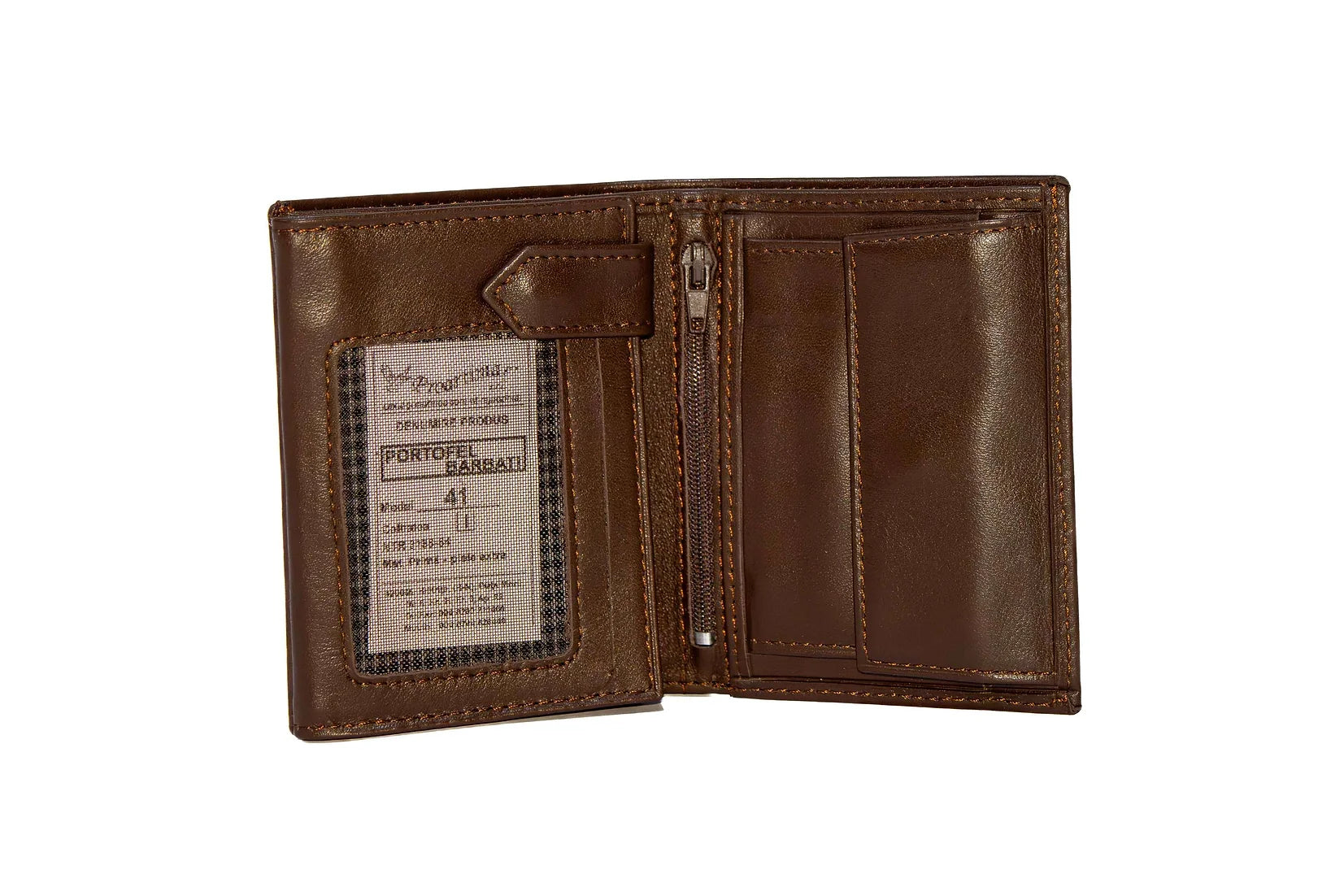 Portofel barbati din piele naturala de vitel box superioara