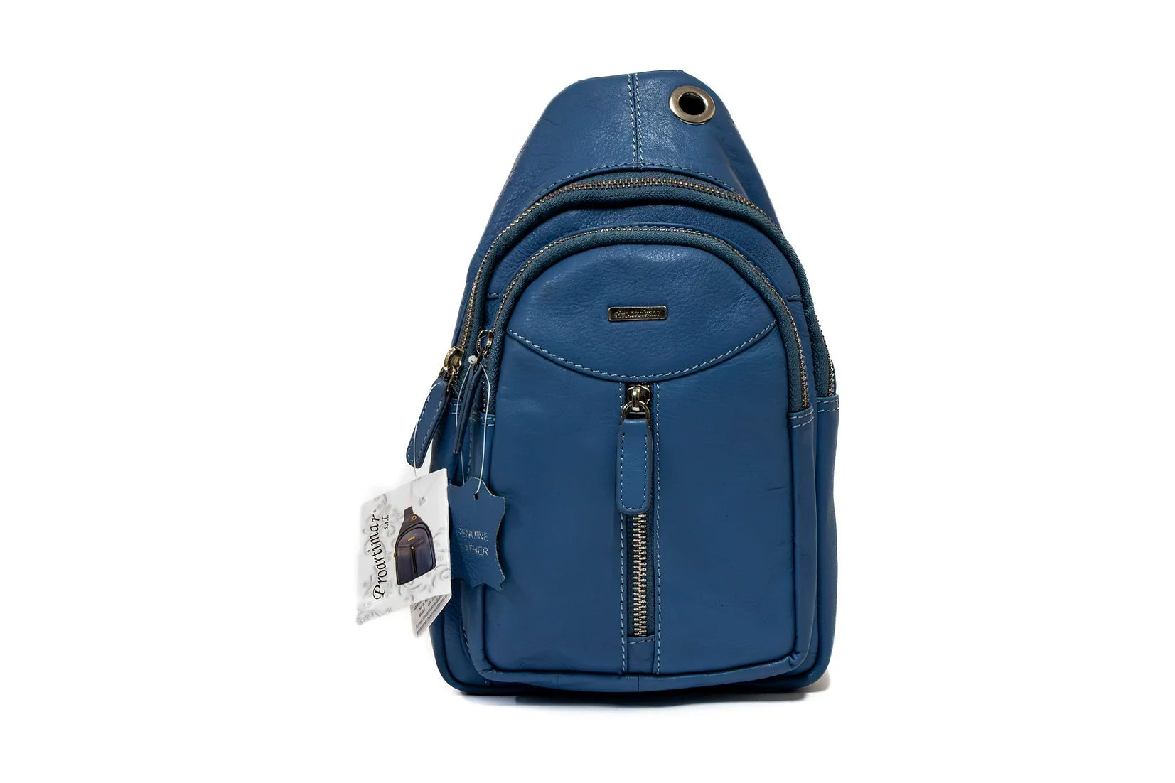 Geanta unisex sport din piele naturala de vitel tip DOLLAR 10109