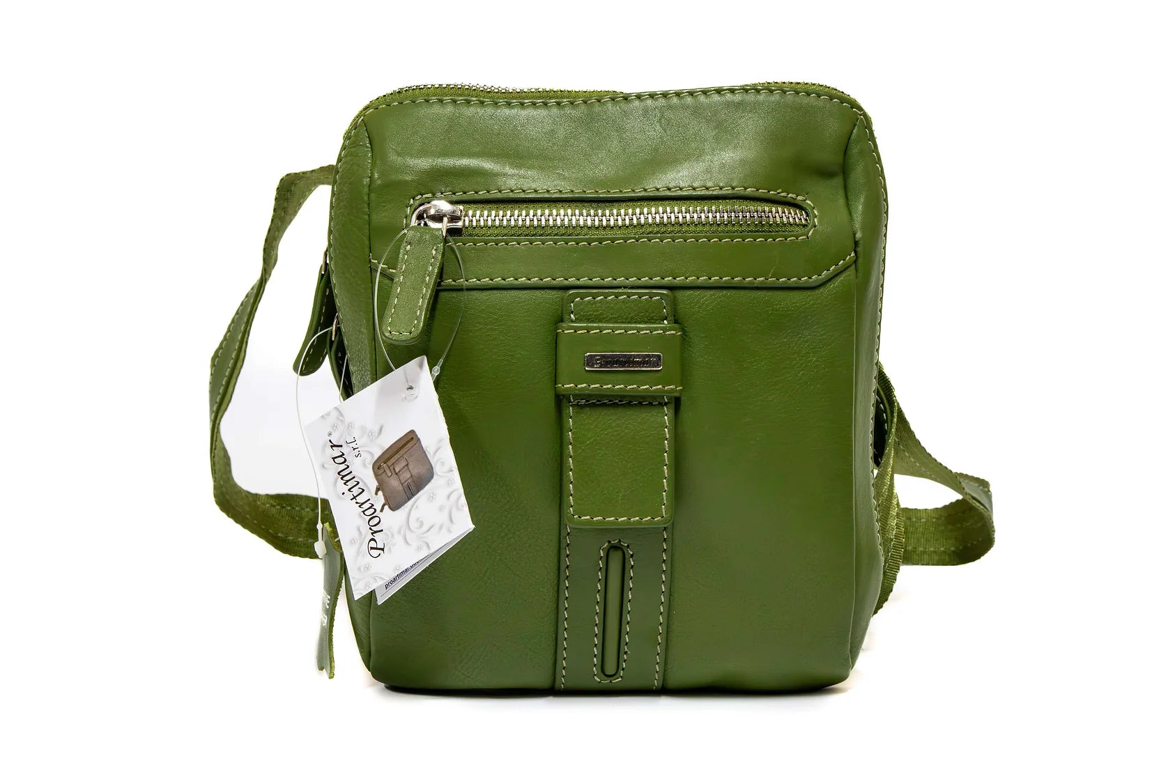Geanta unisex sport din piele naturala de vitel tip DOLLAR 10104
