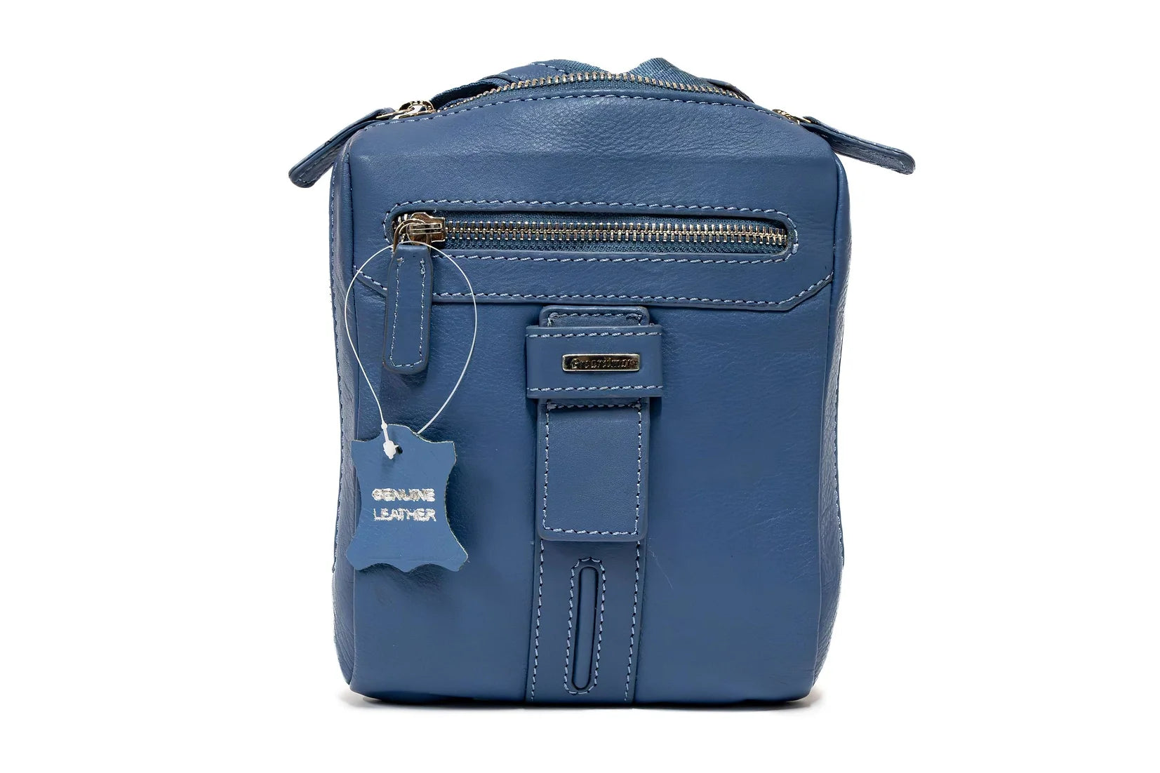 Geanta unisex sport din piele naturala de vitel tip DOLLAR 10104