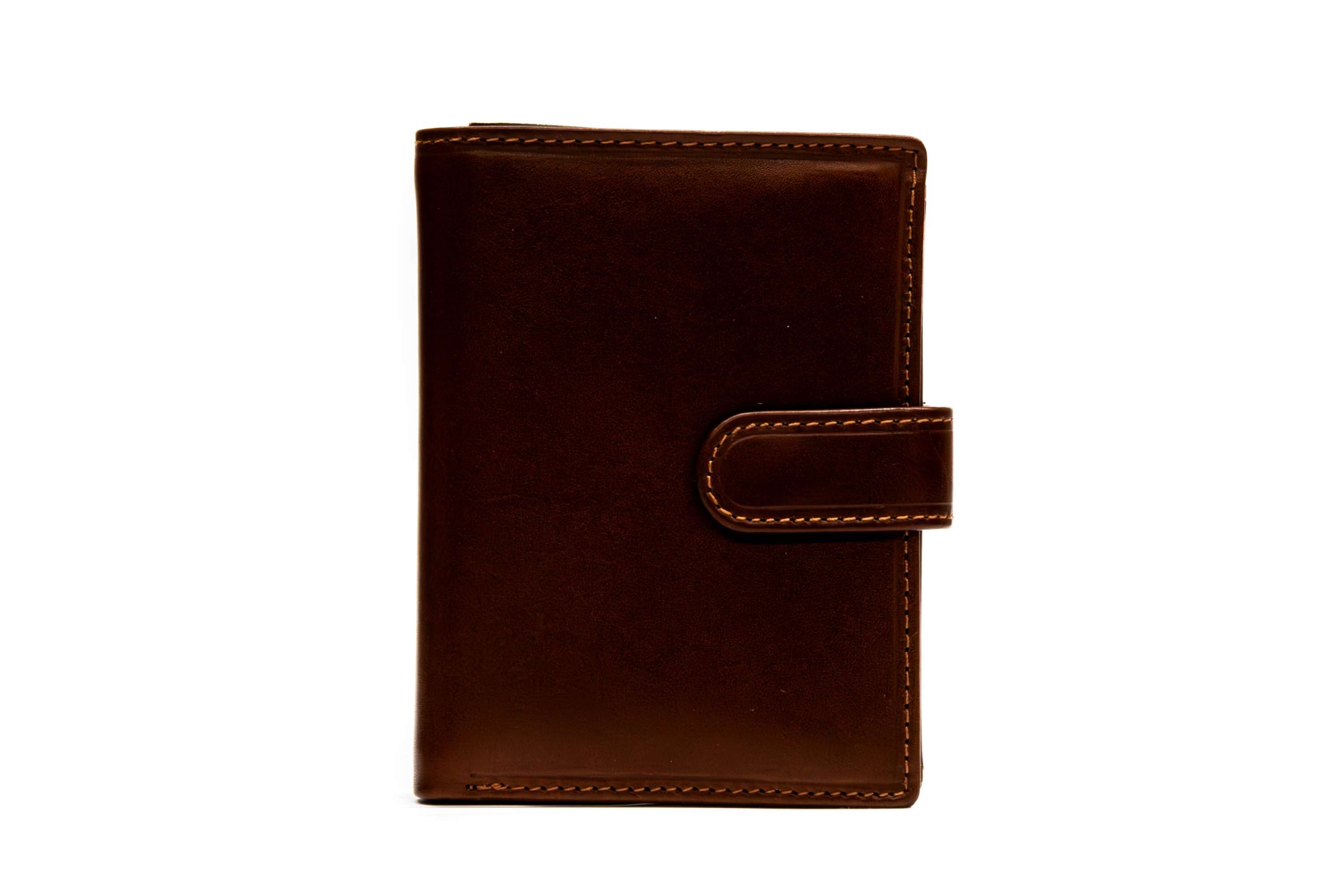 Portofel barbati din piele naturala tabacit vegetal cu protectie RFID