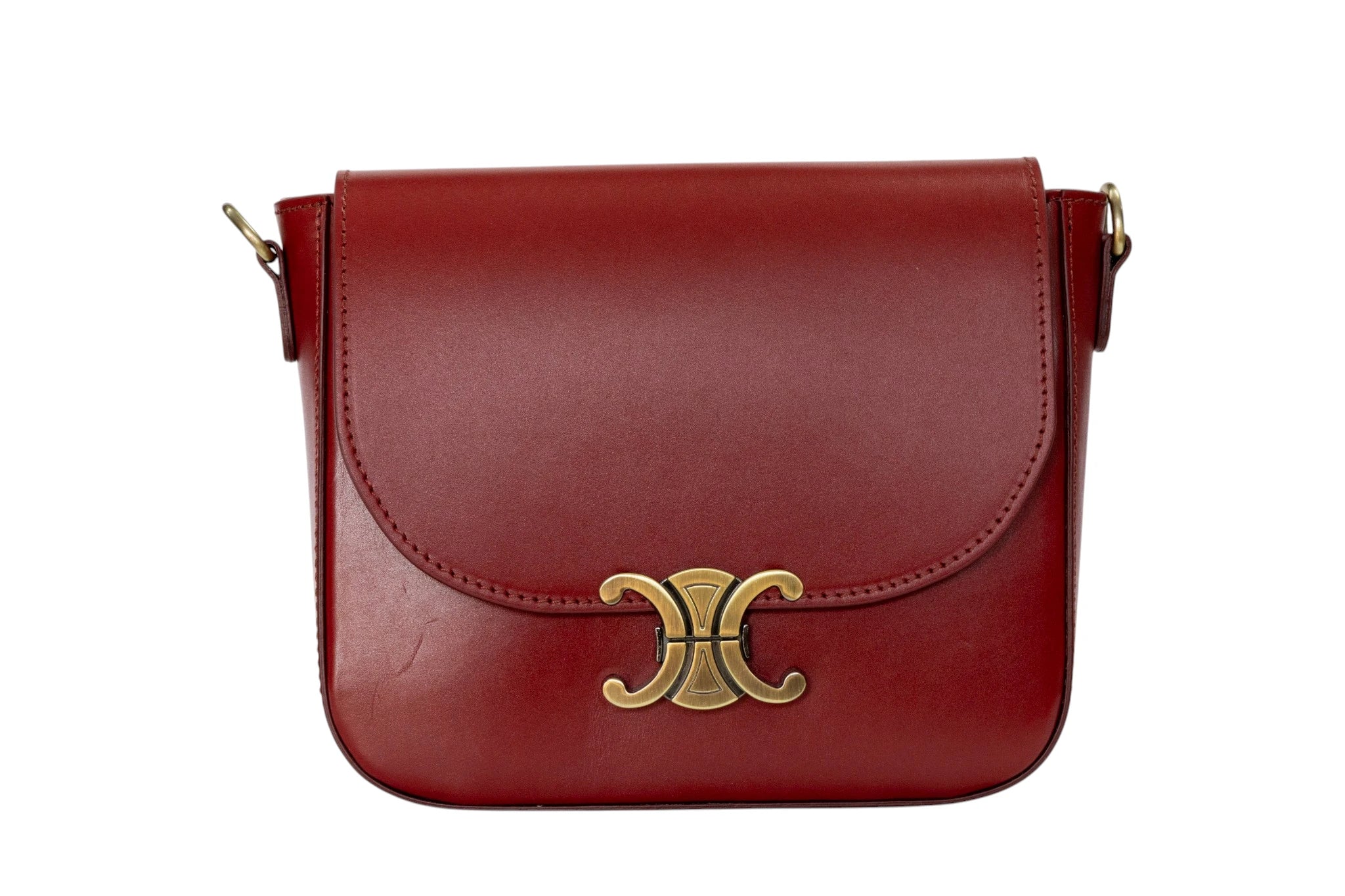 Poșetă de Damă din Piele Naturală de Vițel – Eleganță Atemporală și Marochinărie Premium CELINE1