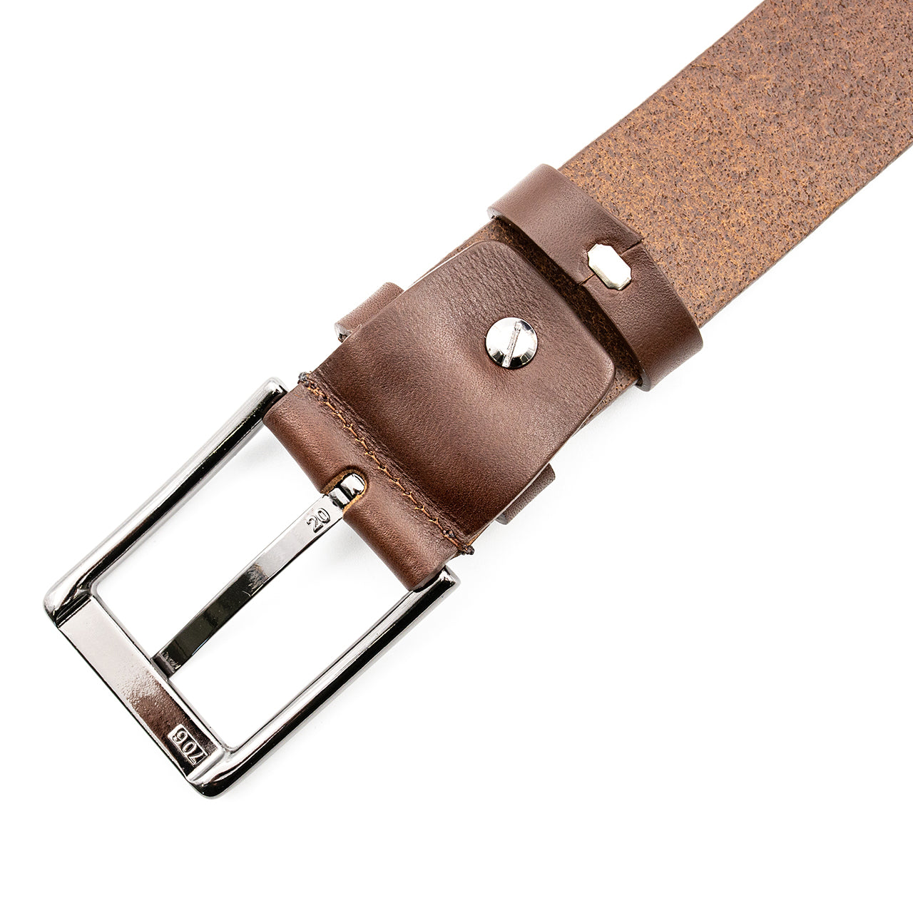 Curea de Bărbați din Piele Naturală de Crupon 4 CM– Rezistență Absolută și Marochinărie de Lux