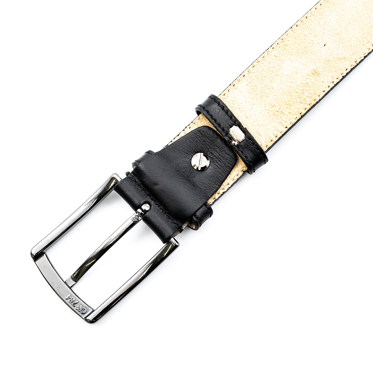 Curea de Bărbați  din Piele Naturală de Vițel Superioară 3.5CM – Marochinărie Premium și Croială Arhitecturală