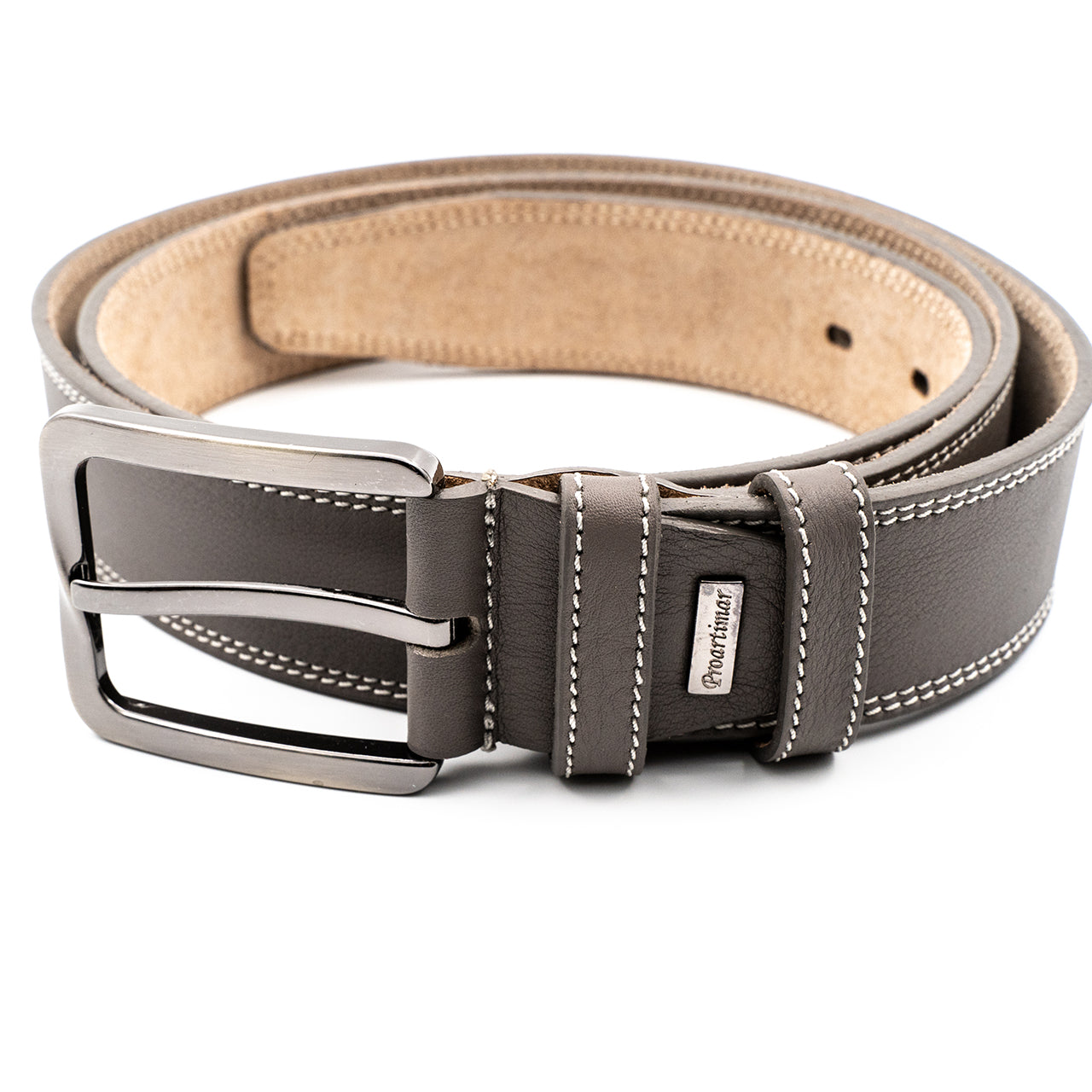 Curea de Bărbați pentru Blugi din Piele Naturală 4 CM– Structură Dual-Layer și Autenticitate Casual