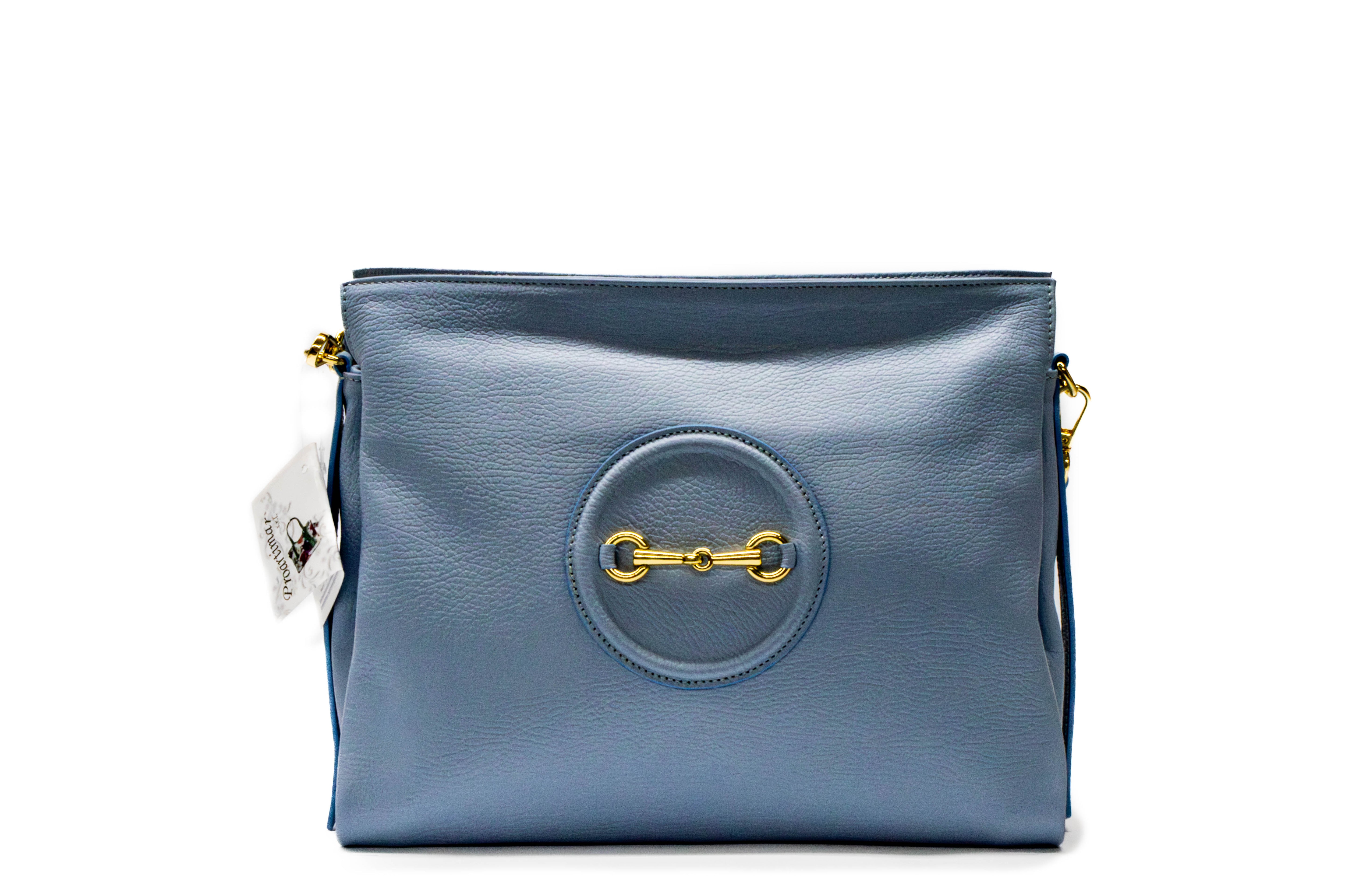 Poseta Dama Piele Naturala Dollar – Calitate Premium, Stil Inconfundabil, Stil Iconic Albastru Marin