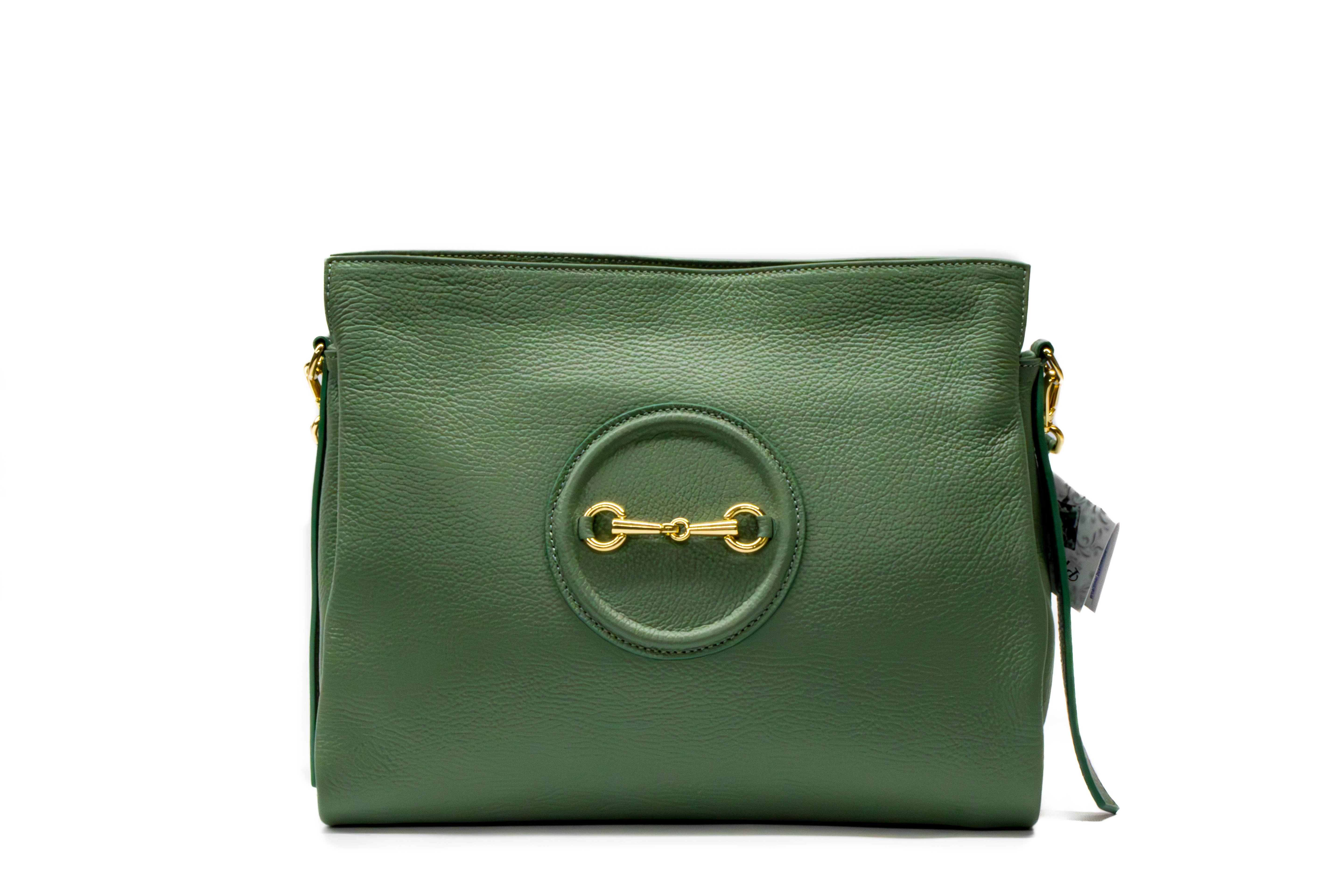 Poseta Dama Piele Naturala Dollar – Calitate Premium, Stil Inconfundabil, Stil Iconic Verde
